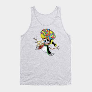 Snowman waiting holidays Tank Top